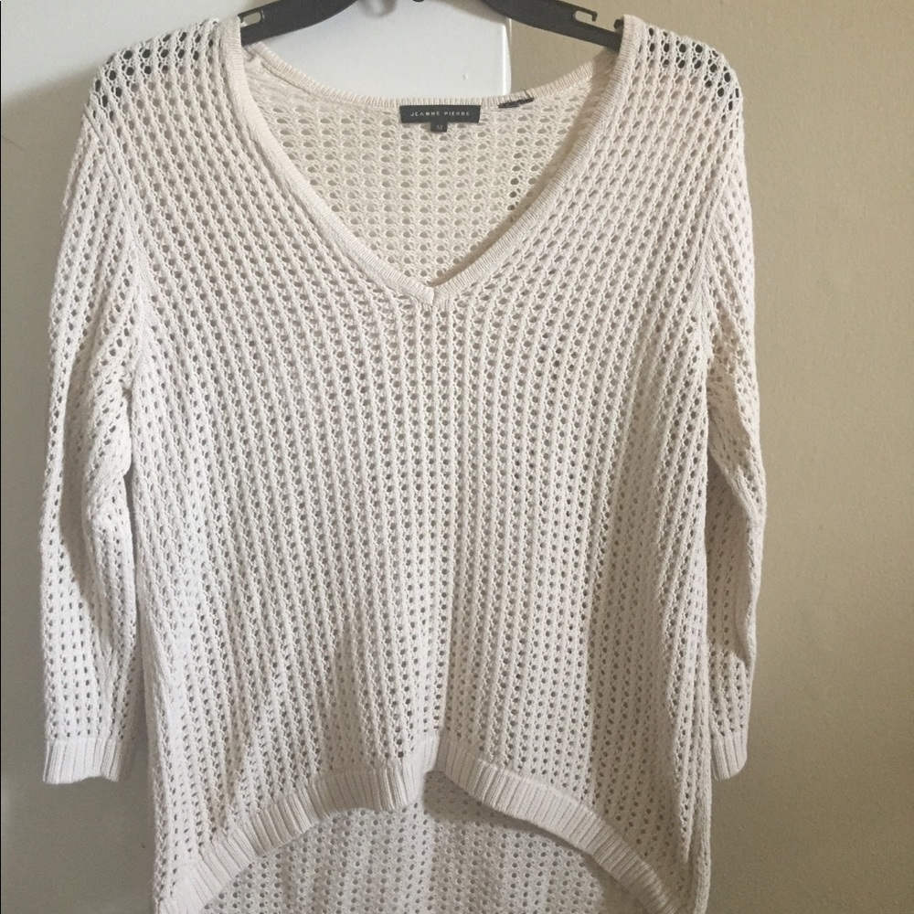 Cream colored high low top